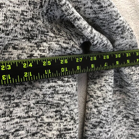 Blair Womens Cardigan Sweater 2XL Heather Gray Open Front Knit Cozy Casual - Picture 5 of 12